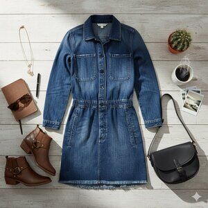 Lucky Brand Vale Denim Mini Dress